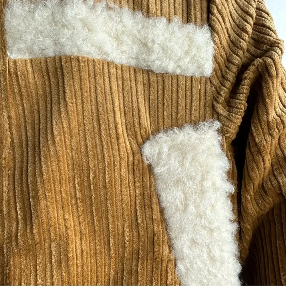 UO BDG Salem Corduroy Sherpa Jacket NWT in Size XS